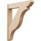 Ekena Millwork 7 1/2-in W x 36-in D x 44-in H Funston Slat Rough Cedar Woodgrain TimberThane Outlooker, Primed Tan OUTUR075X36X44FST24RCPR - alternate 1